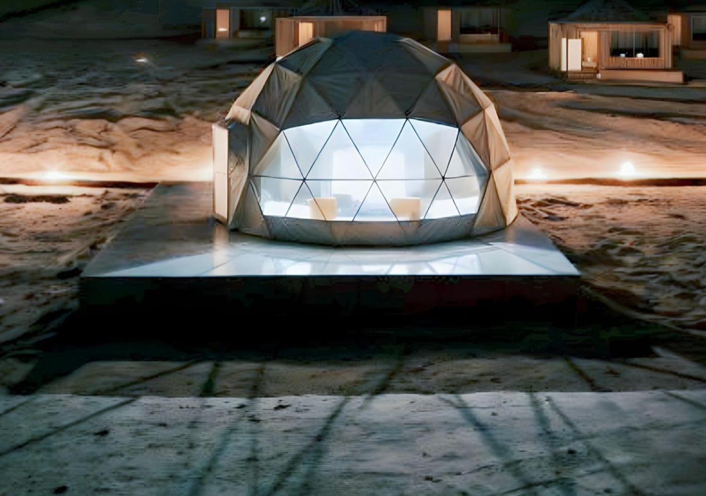 Wadi Hi Camp Luxury tent Wadi Rum