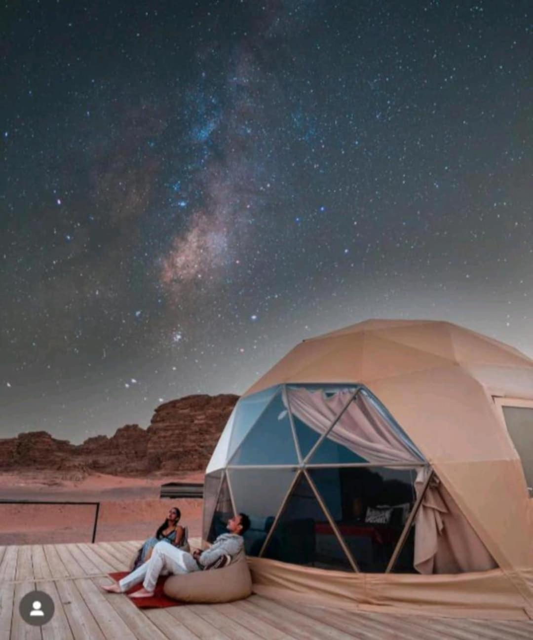 Luxury tent Wadi Hi Camp Wadi Rum